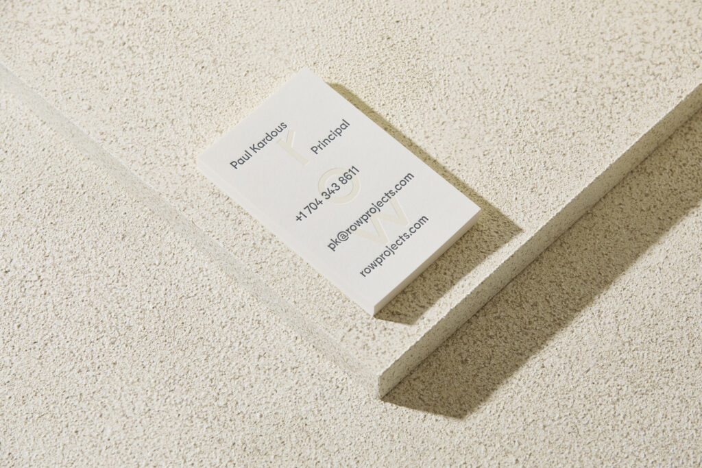 Row Business Cards