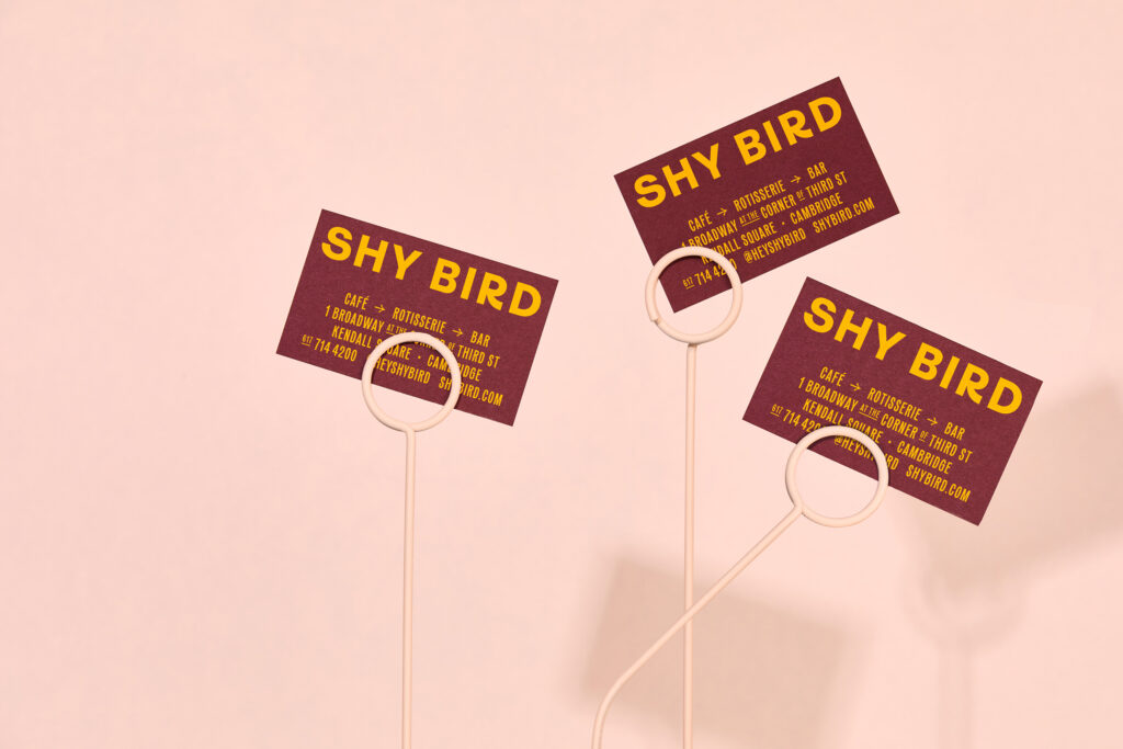 Shy Bird House Business Cards