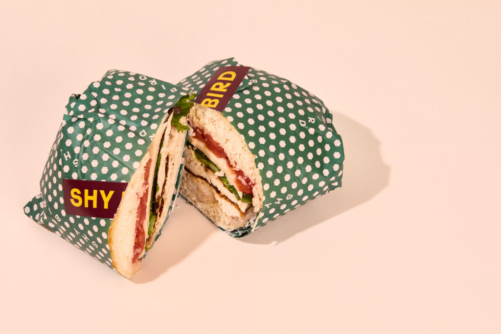 Shy Bird Sandwich Wrap