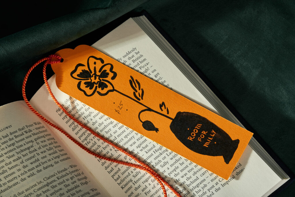 Room For Milly Bookmark Illustration