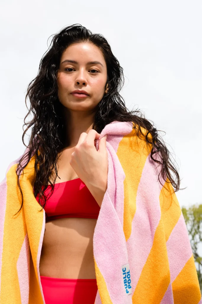 Public Pool Towel Photography