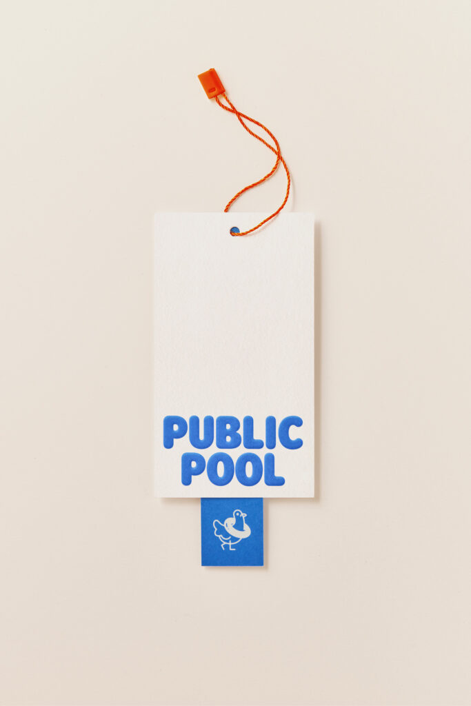 Public Pool Hang Tag